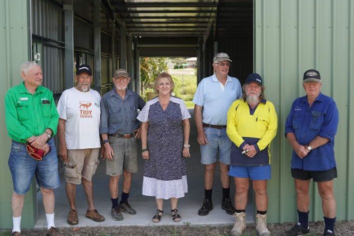 Michelle-Landry-MP-Emu-Park-Mens-Shed-Committee-scaled